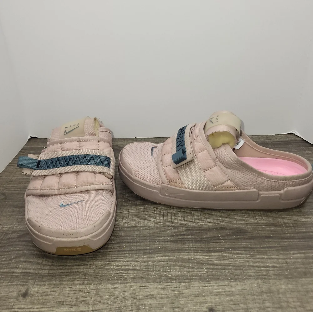 Nike Offline Stone Mauve Mens Size 7.5 Casual Slip On Mule Sandals CJ0693-200